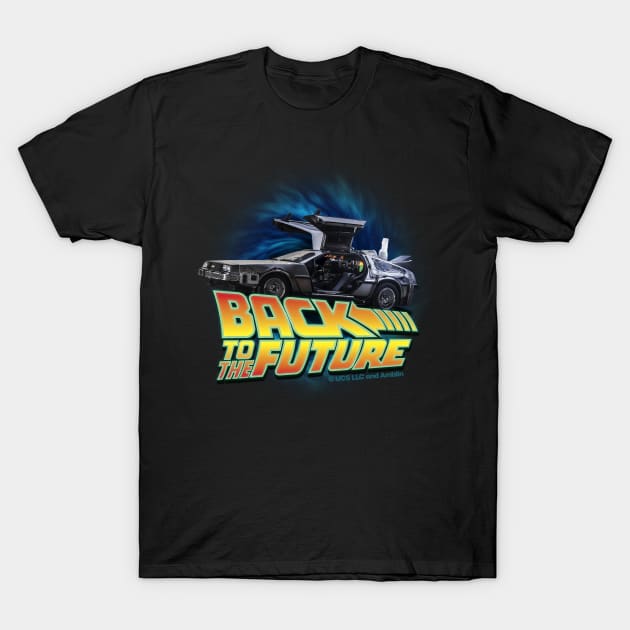 Back to the future movie. Delorean in time T-Shirt by SerenityByAlex